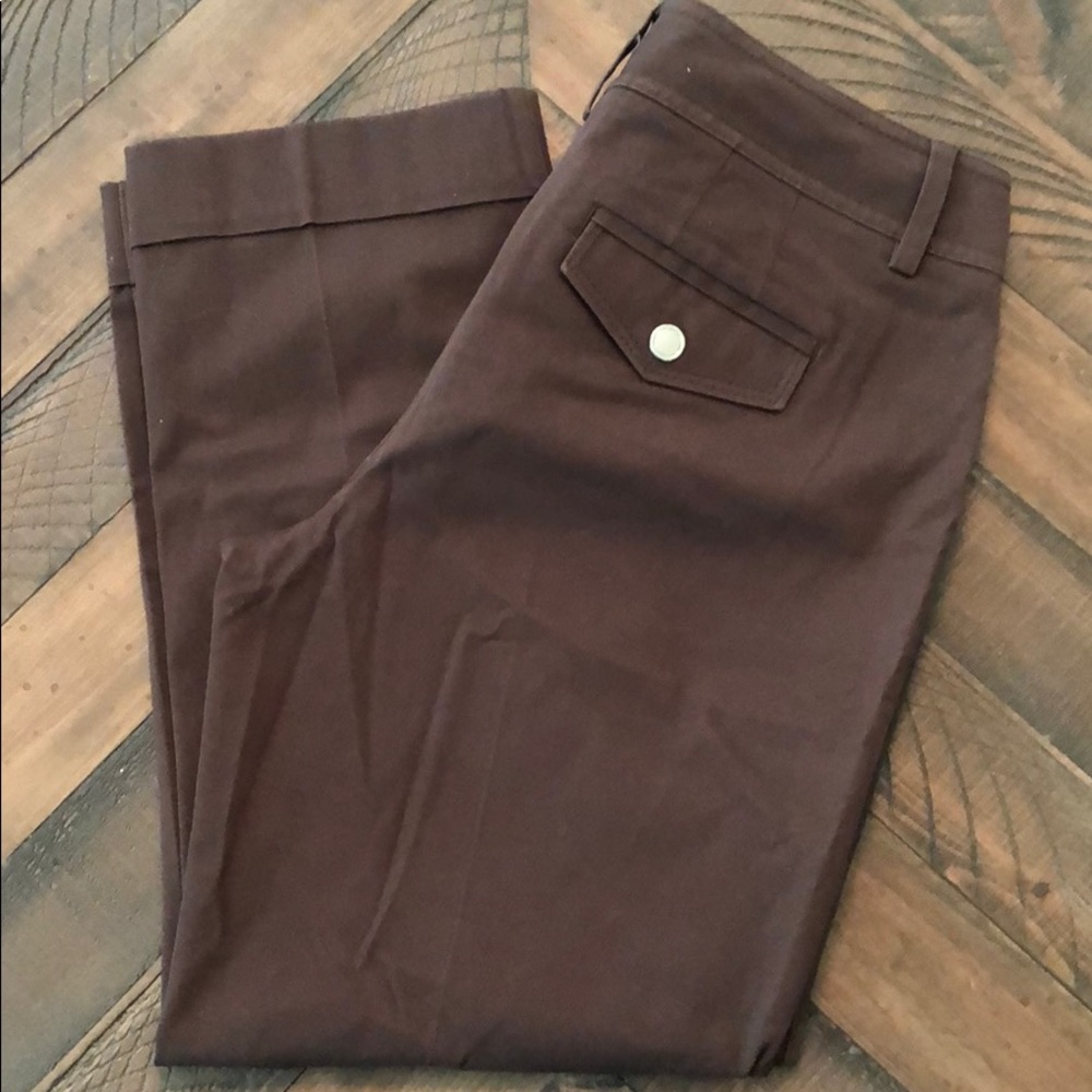 Brown Slim Crop - White House | Black Market